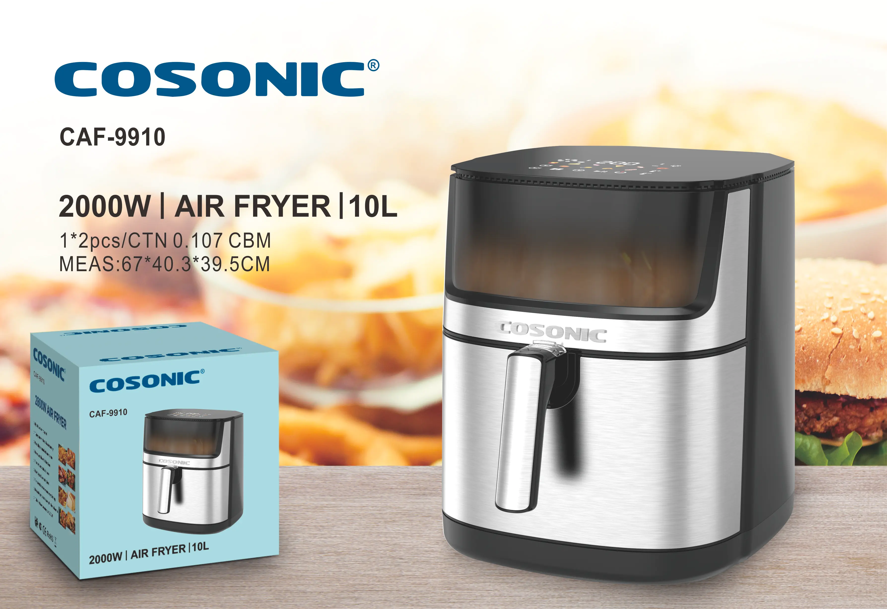 Air Fryer CAF-9910 product presentation