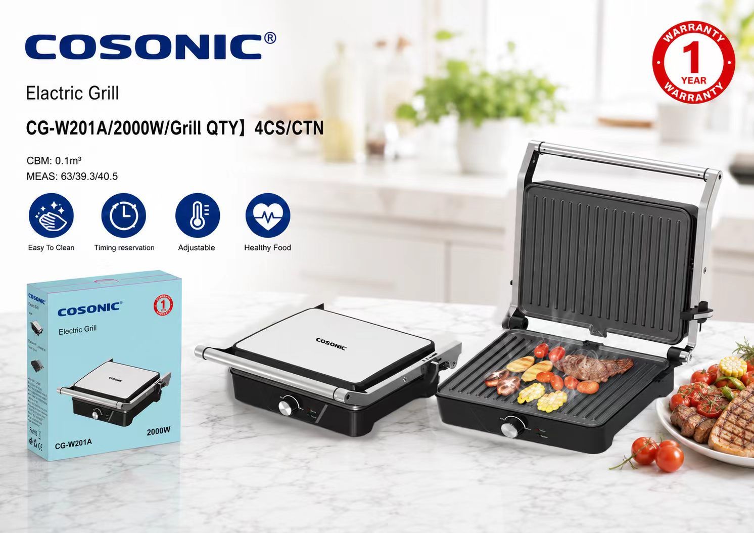 COSONIC 三明治机 CG-W201A广告单