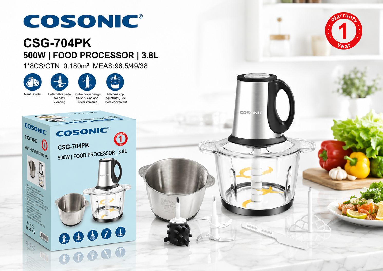 Food Chopper CSG-704PK-3 product presentation
