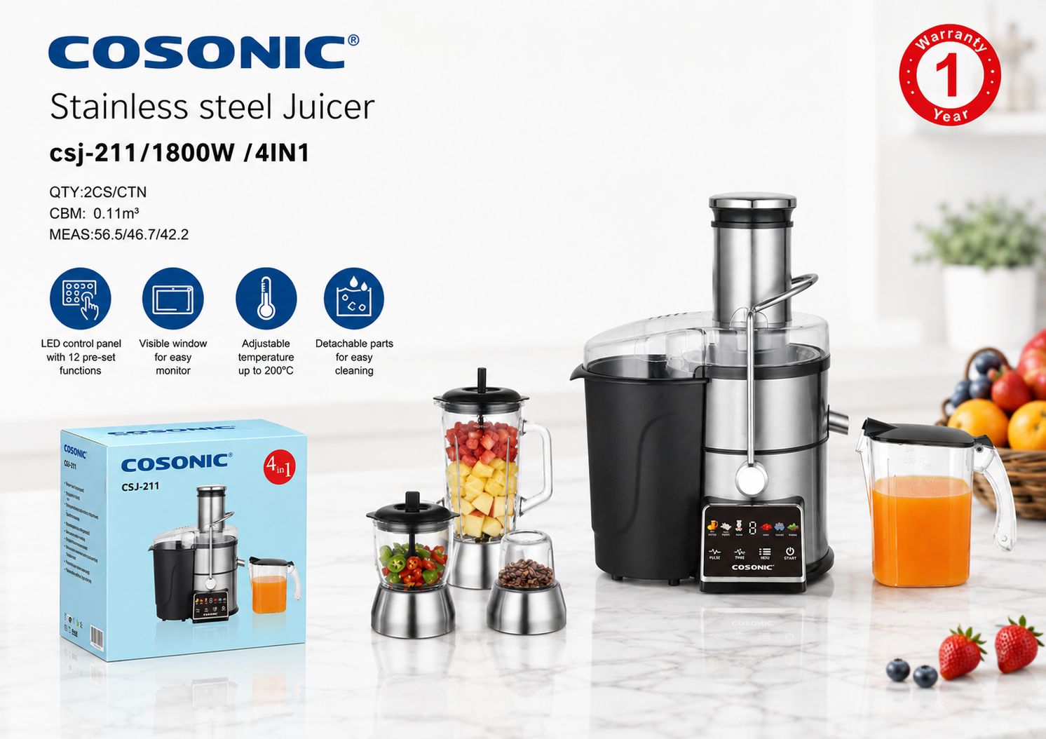 Juicer CSJ-211 product presentation