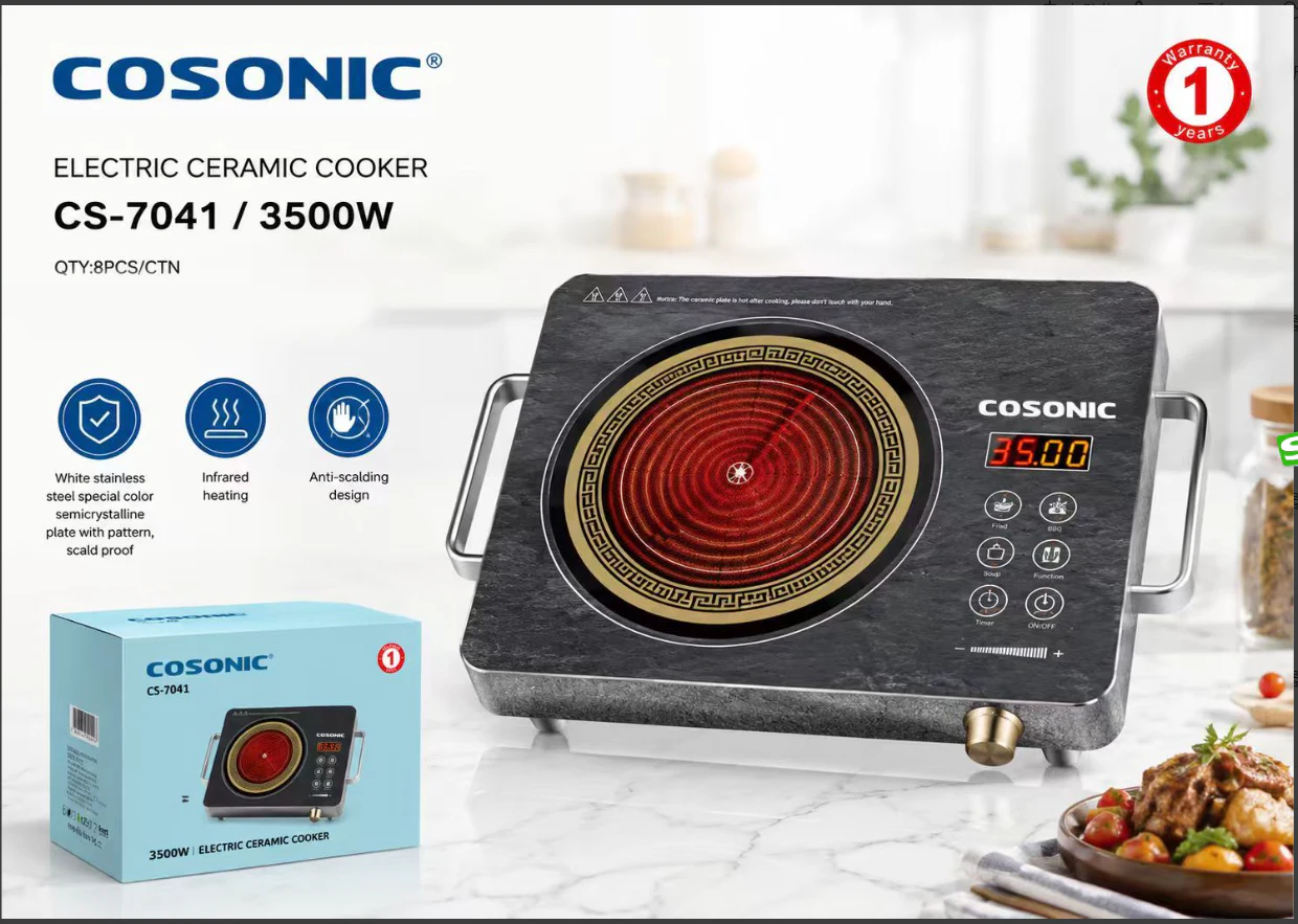 اجاق گاز سرامیکی CS-7041 ارائه محصول
