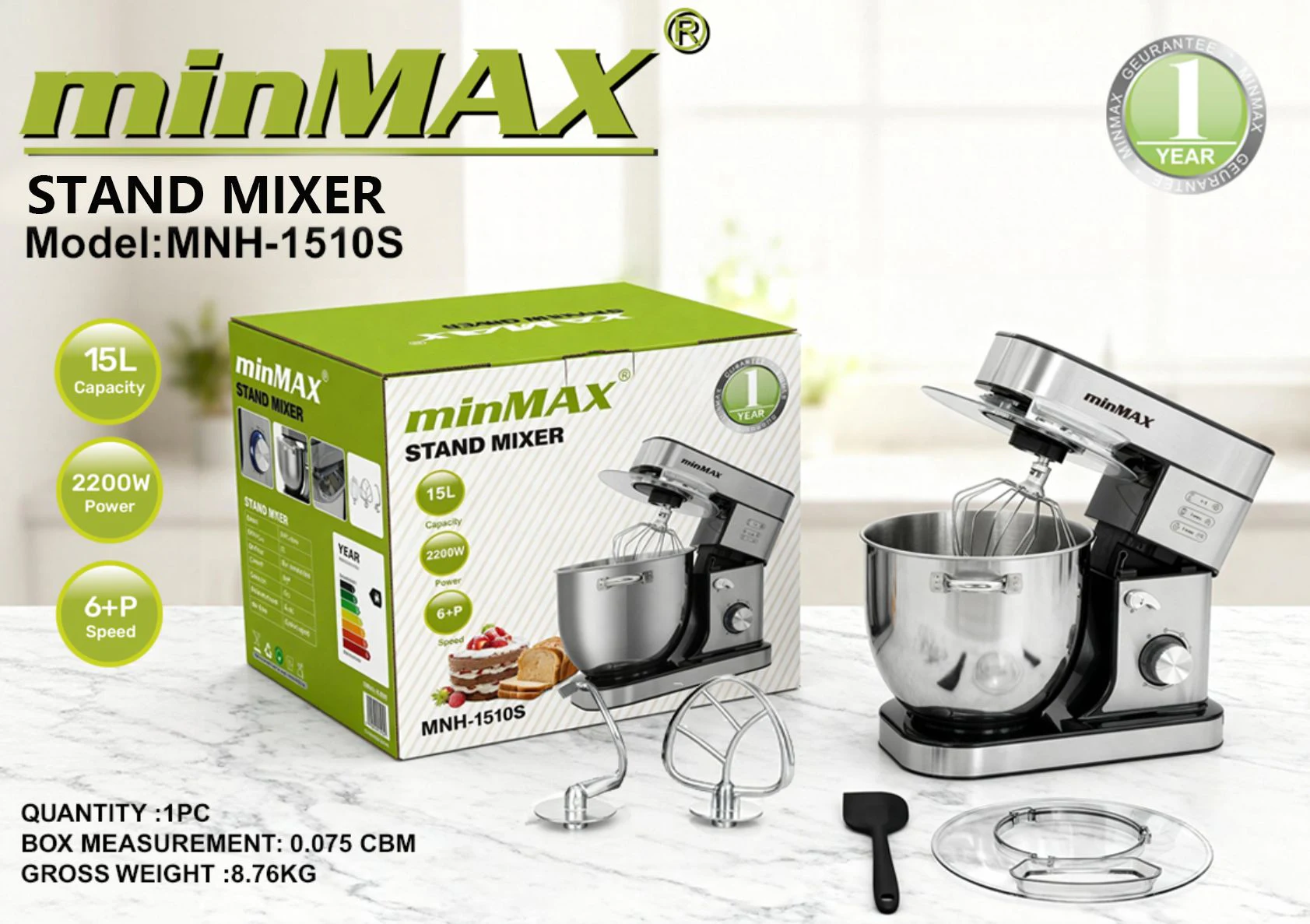 Presentazione del prodotto Robot da cucina MNH-1510S