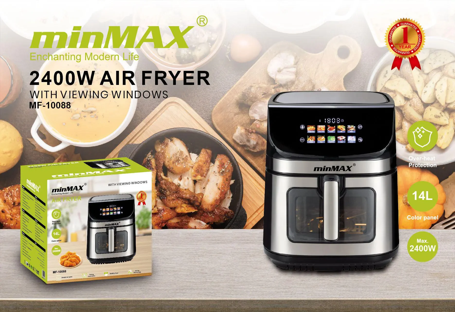 Hava Fritöz MF-10088 məhsul təqdimatı