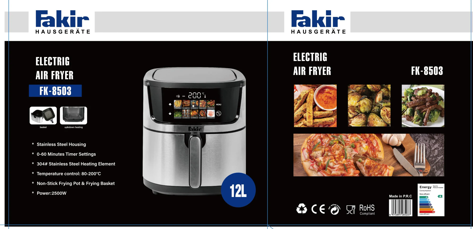 سرخ کن هوا FK-8503 ارائه محصول