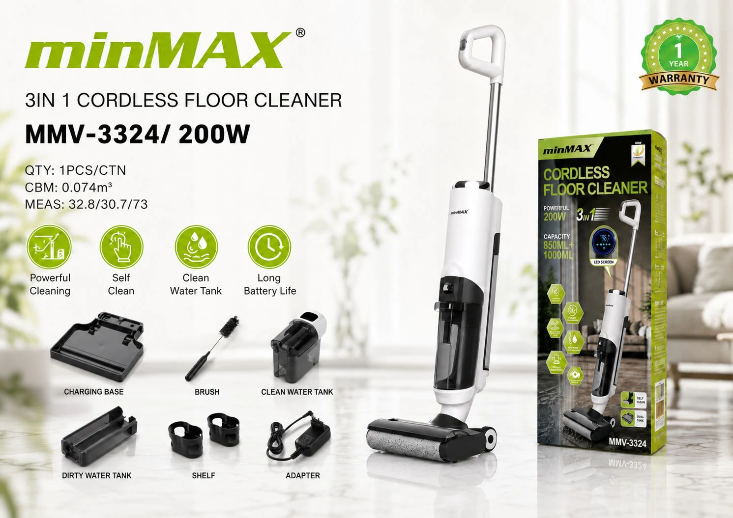 Bodenreiniger MMV-3324 Produktpräsentation