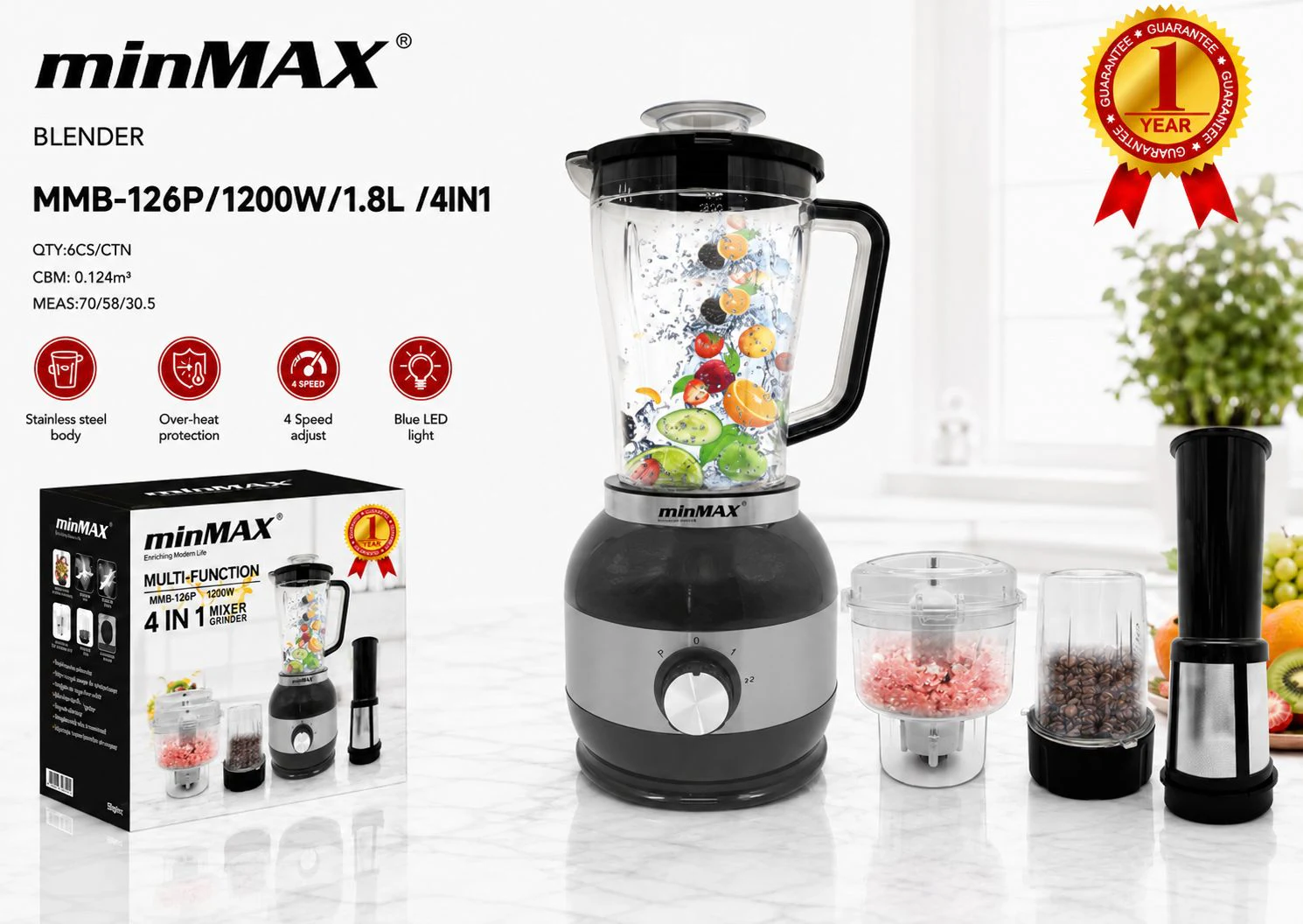 Presentazione del prodotto Frullatore MMB-126P
