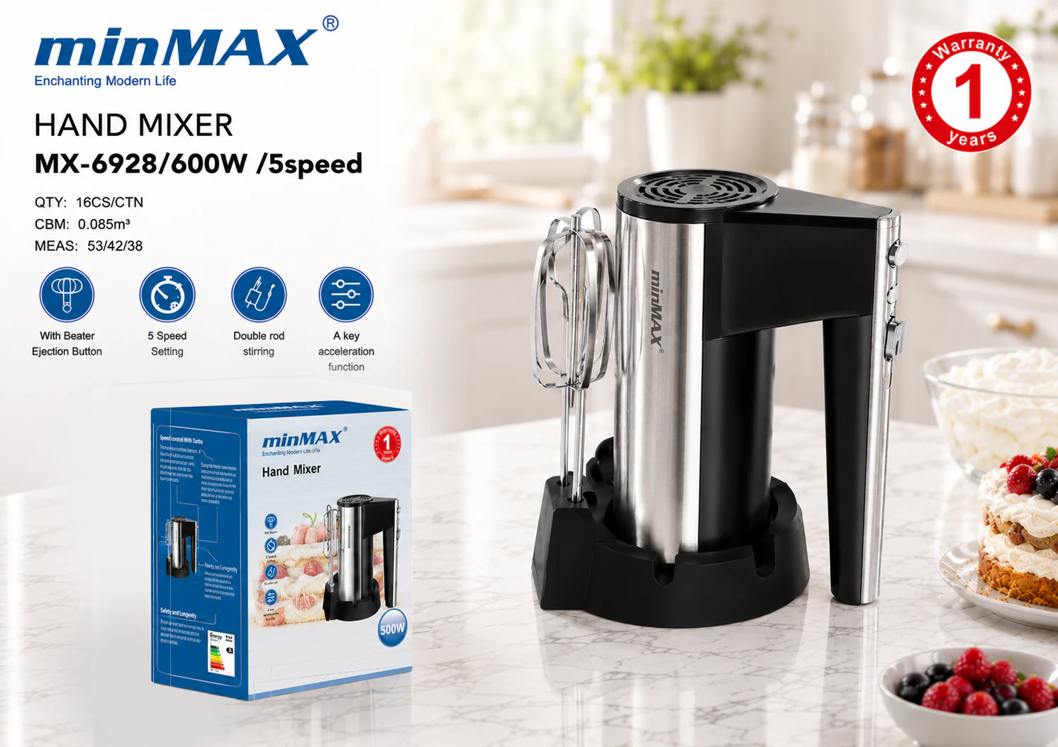 Presentazione del prodotto Miscelatore manuale MX-6928