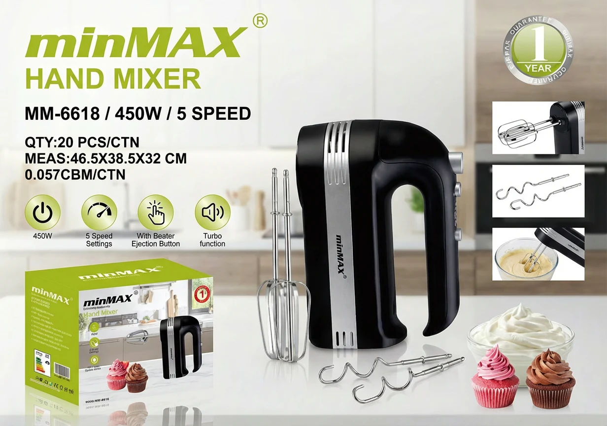 میکسر دستی MM-6618 ارائه محصول