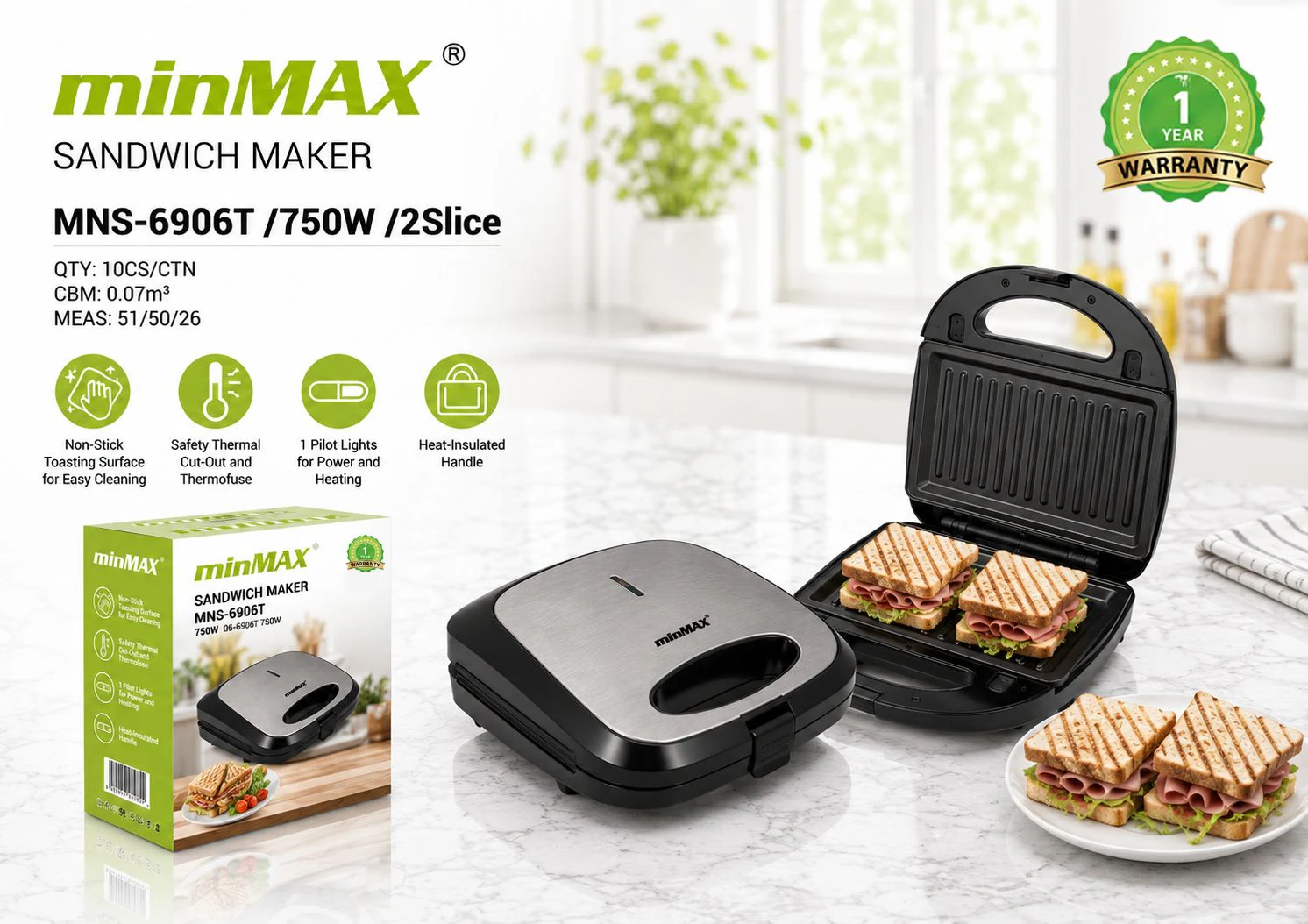Presentazione del prodotto Macchina per panini MNS-6906T