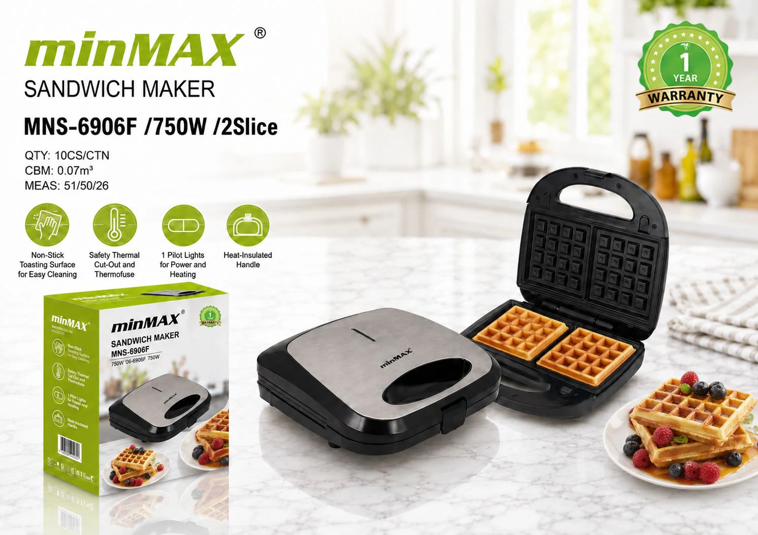 Presentazione del prodotto Macchina per panini MNS-6906F