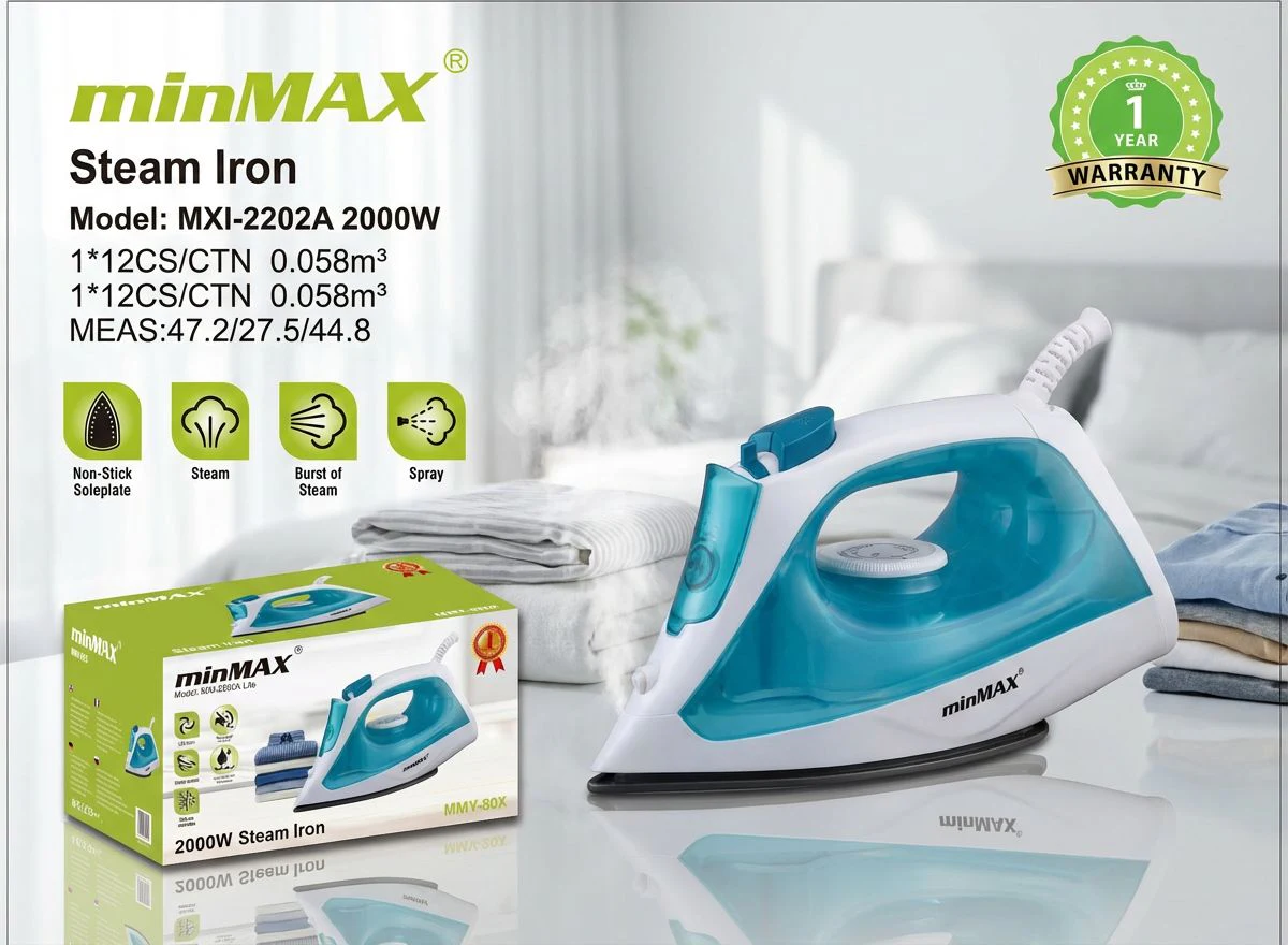 Steam Iron MXI-2202A product presentation