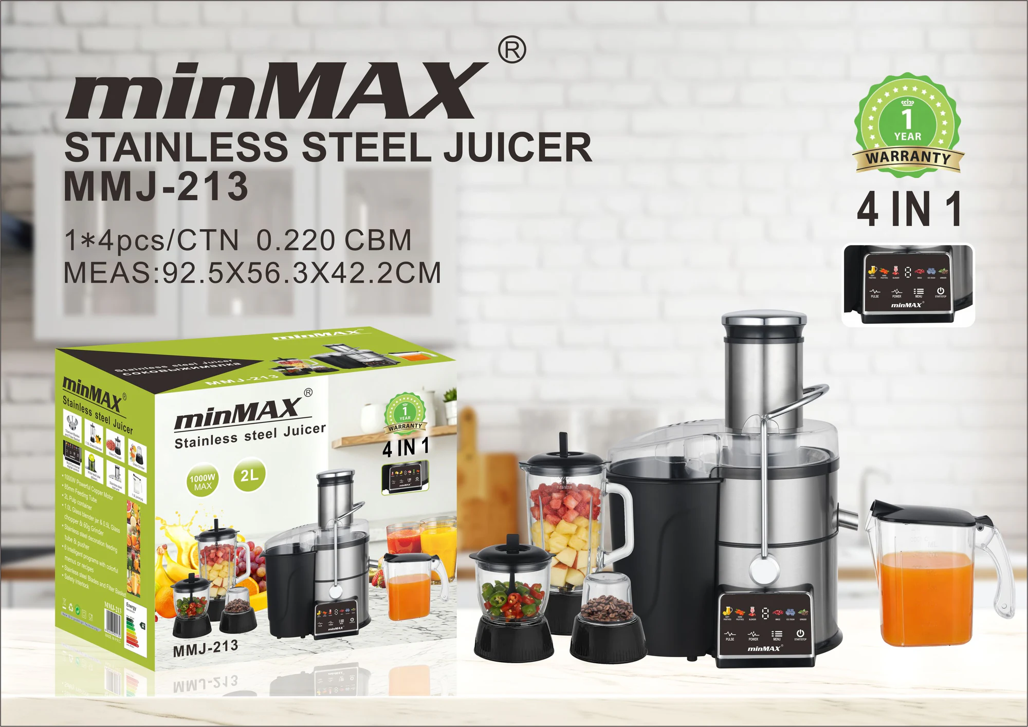 آبمیوه گیری MMJ-213 ارائه محصول