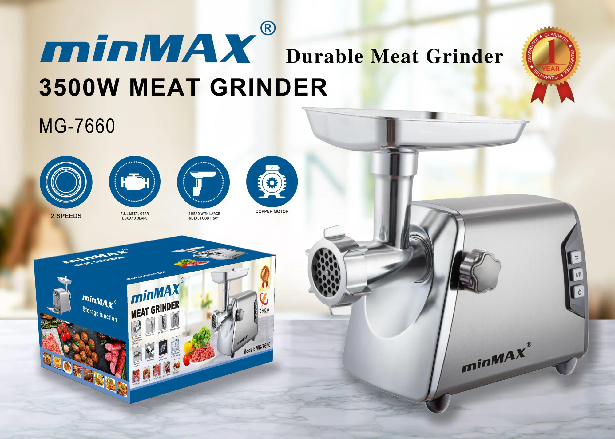 Presentazione del prodotto Tritacarne MG-7660