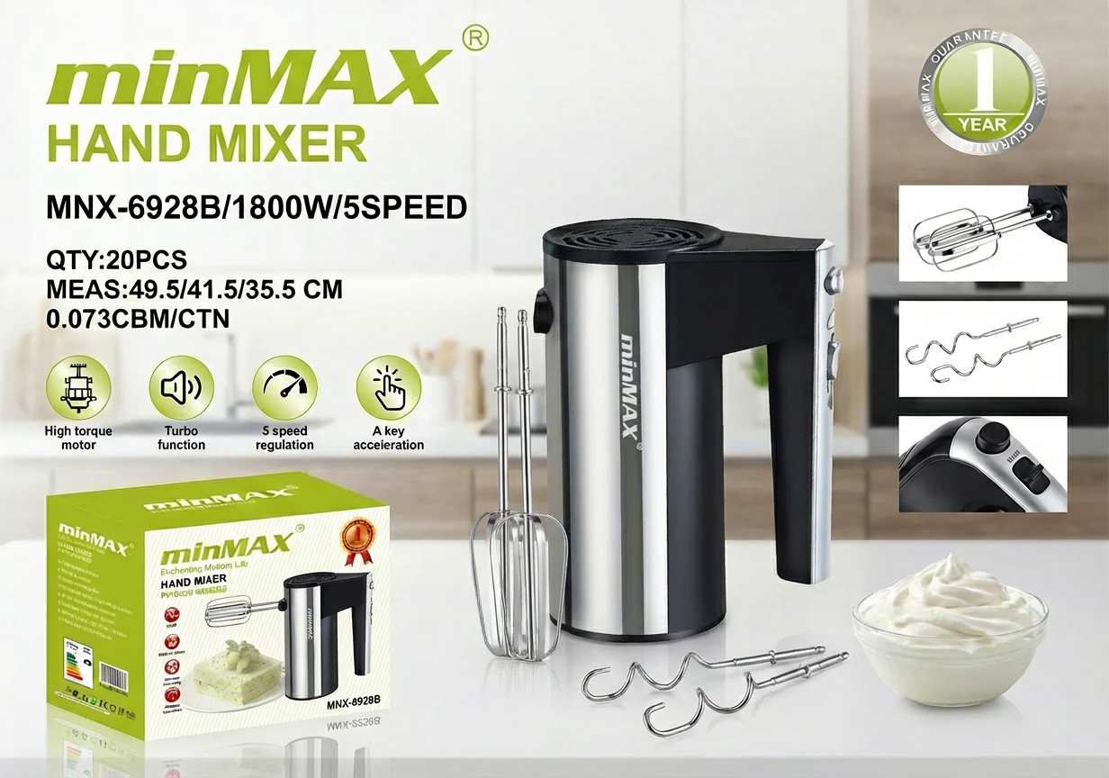 Hand Mixer MX-6928B product presentation