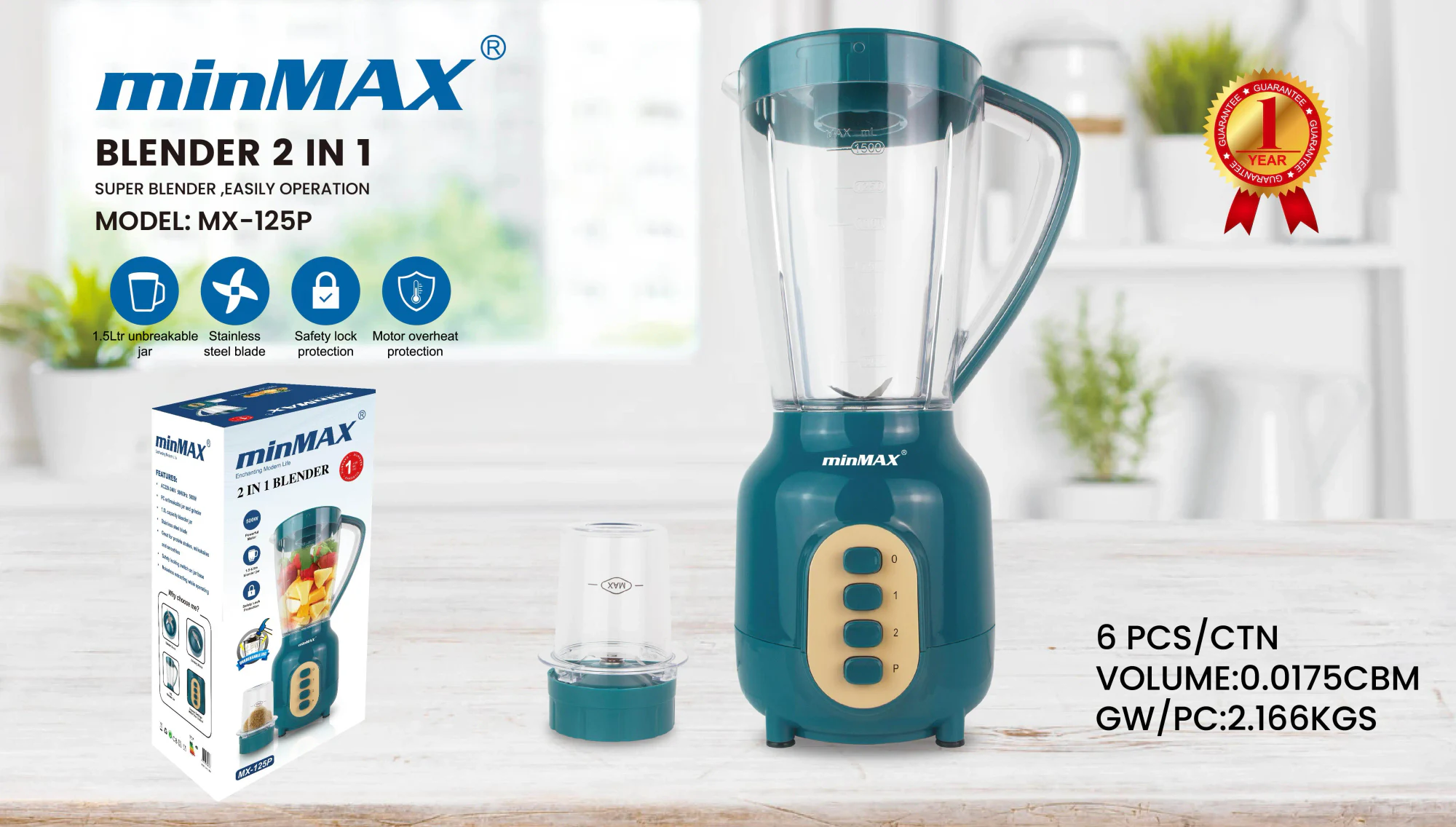 Presentazione del prodotto Frullatore MX-125P