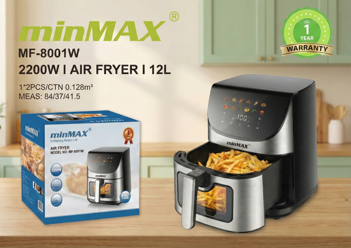 Hava Fritözü MF-8001W ürün sunumu