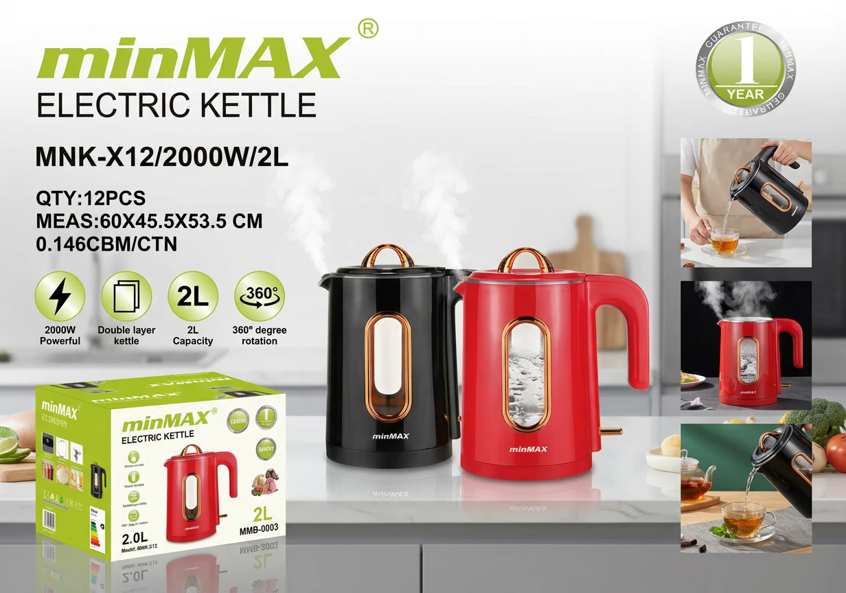 کتری برقی MNK-X12 ارائه محصول
