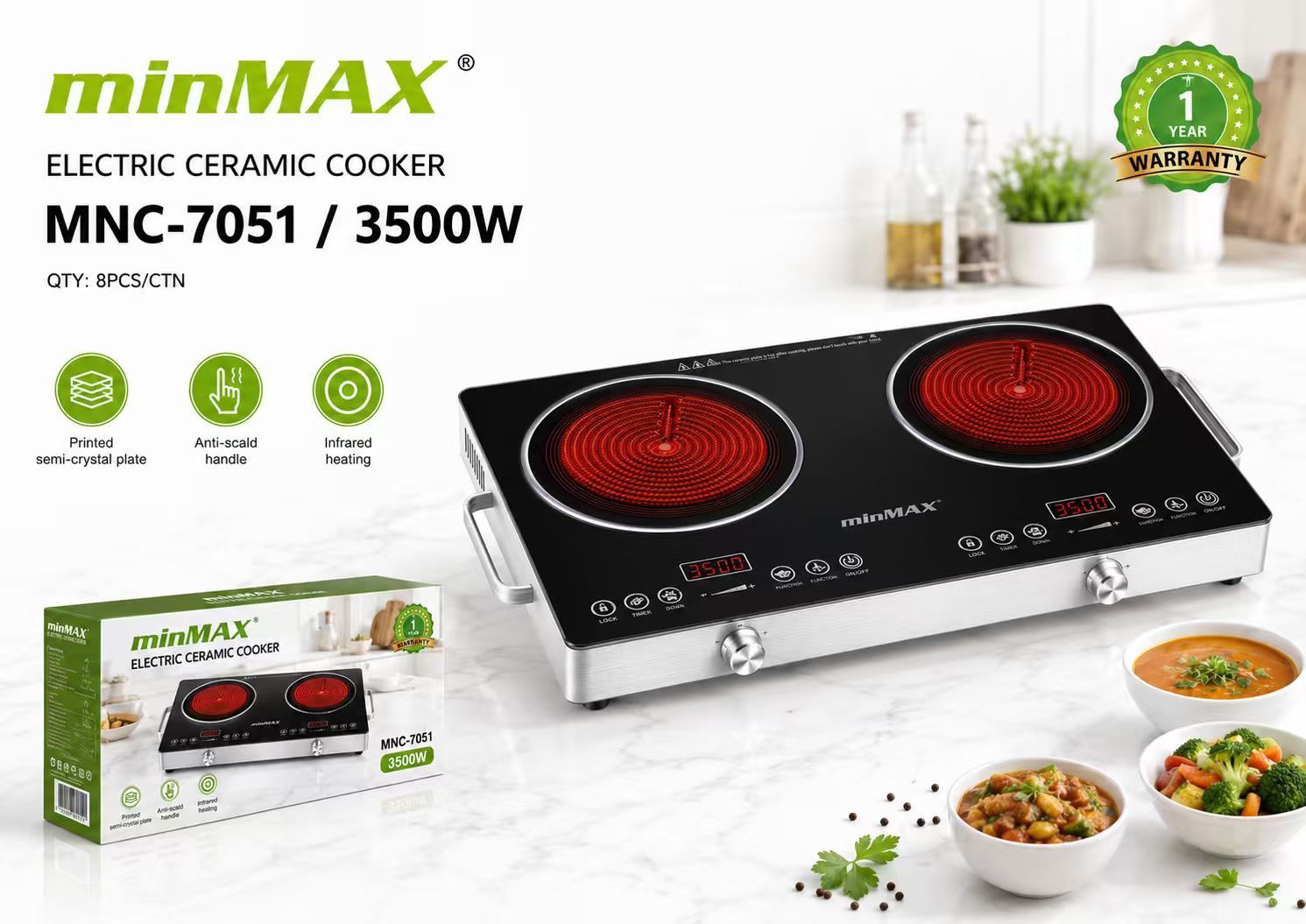 Keramika sobası MNC-7051 məhsul təqdimatı